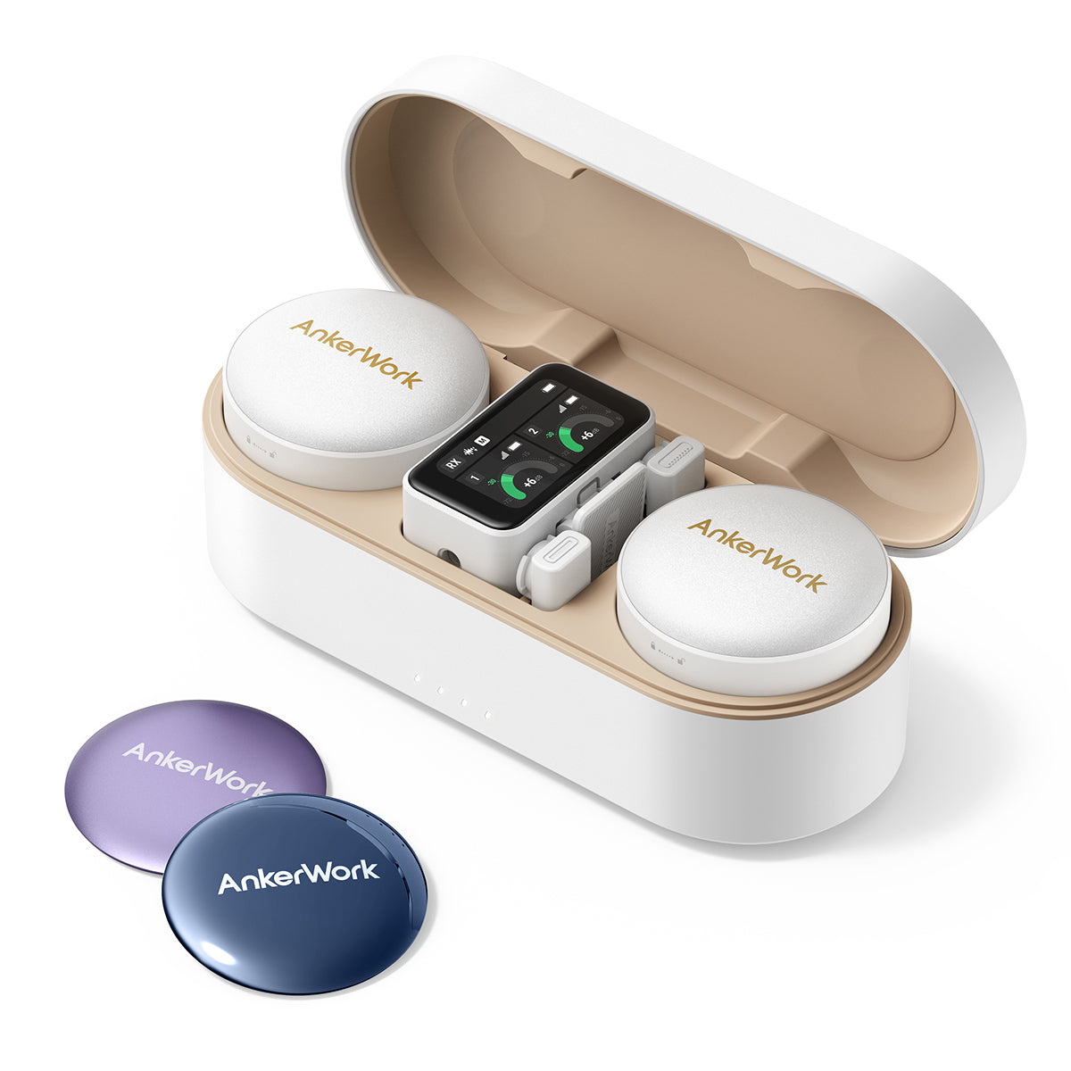 AnkerWork M650 ワイヤレスマイク アンカー　ほぼ未使用　美品 AnkerWork Wireless Microphone